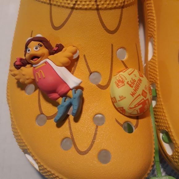 (New) Adult McDonald's Crocs Clogs (M9/W11) - Picture 4 of 6